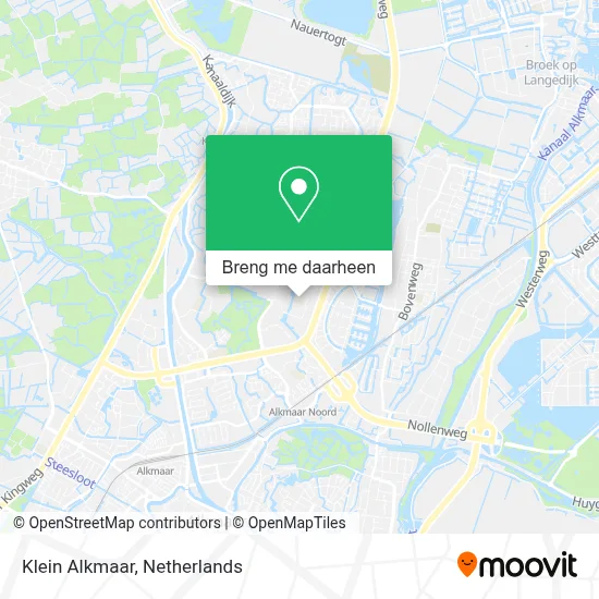 Klein Alkmaar kaart