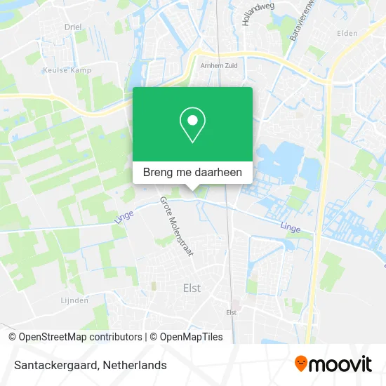 Santackergaard kaart