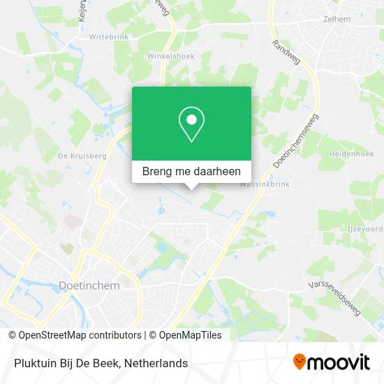 Pluktuin Bij De Beek kaart
