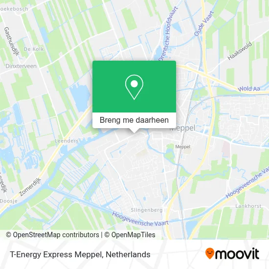 T-Energy Express Meppel kaart