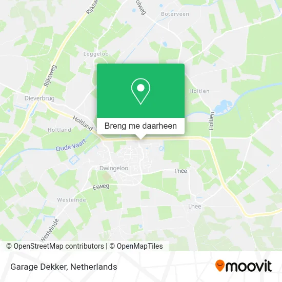 Garage Dekker kaart