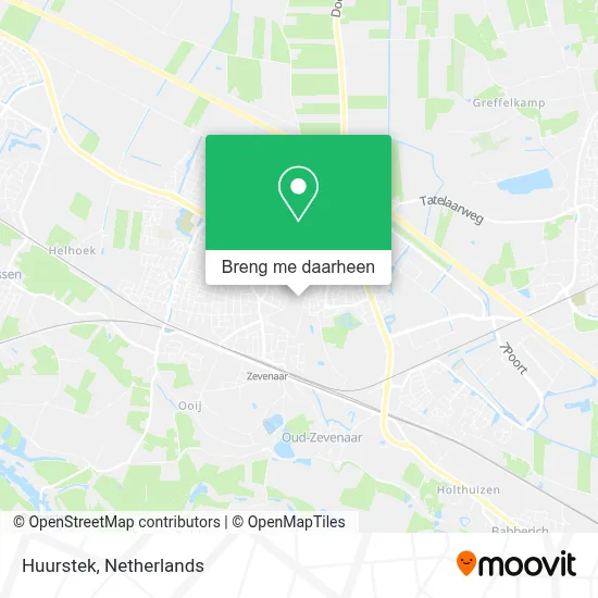 Huurstek kaart