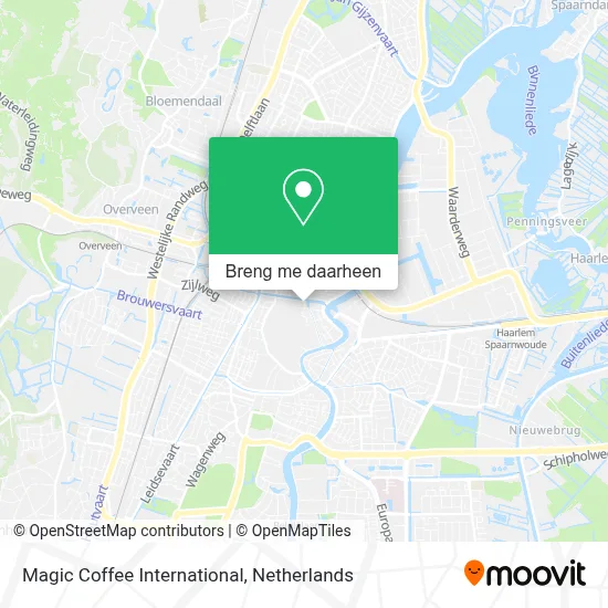 Magic Coffee International kaart