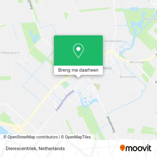Dierexcentriek kaart