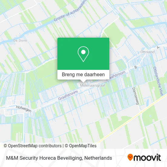 M&M Security Horeca Beveiliging kaart