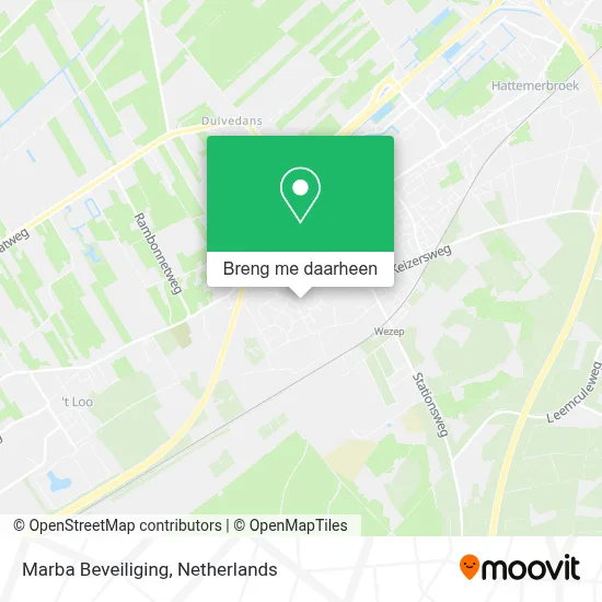 Marba Beveiliging kaart