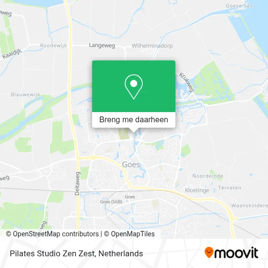 Pilates Studio Zen Zest kaart