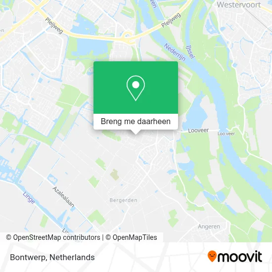 Bontwerp kaart