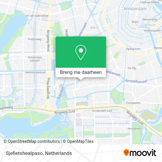 Sjefietshealpaso kaart