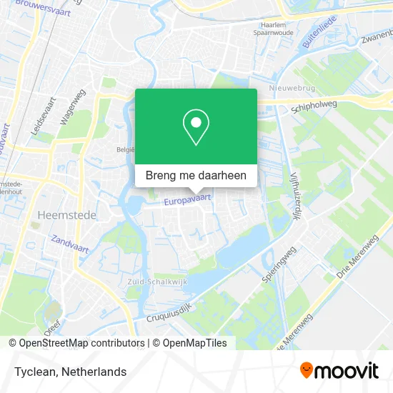 Tyclean kaart