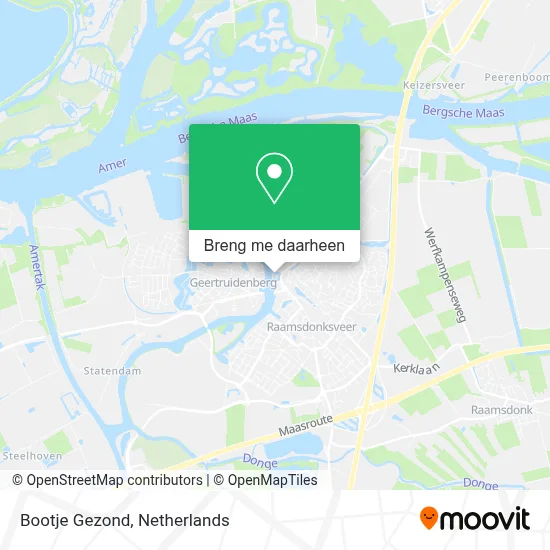 Bootje Gezond kaart