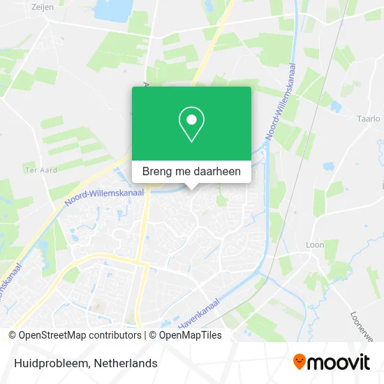 Huidprobleem kaart