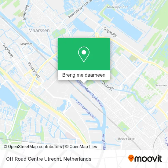 Off Road Centre Utrecht kaart
