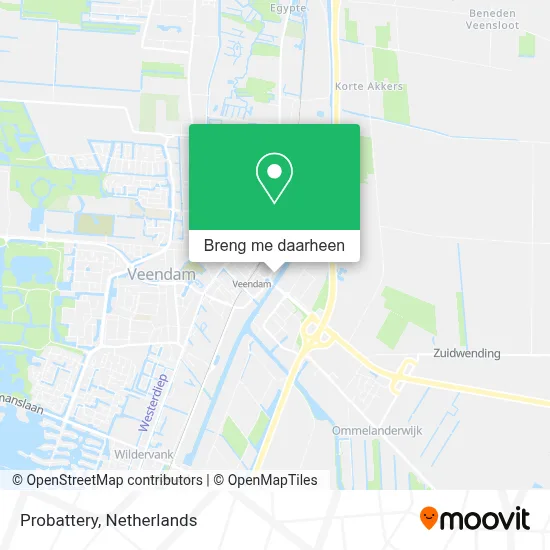 Probattery kaart