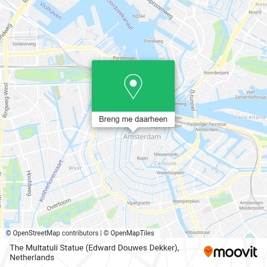 The Multatuli Statue (Edward Douwes Dekker) kaart