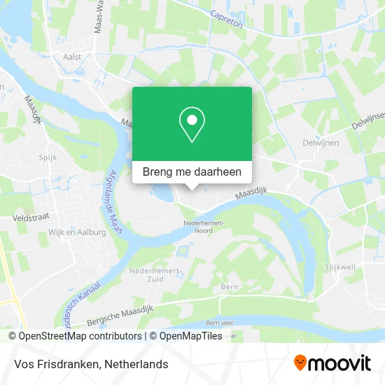 Vos Frisdranken kaart