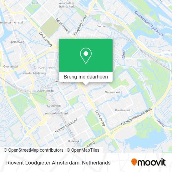 Riovent Loodgieter Amsterdam kaart