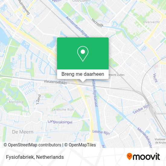 Fysiofabriek kaart