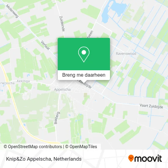 Knip&Zo Appelscha kaart