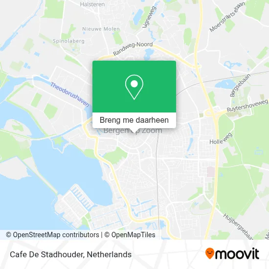 Cafe De Stadhouder kaart