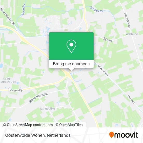 Oosterwolde Wonen kaart