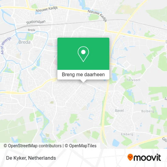 De Kyker kaart