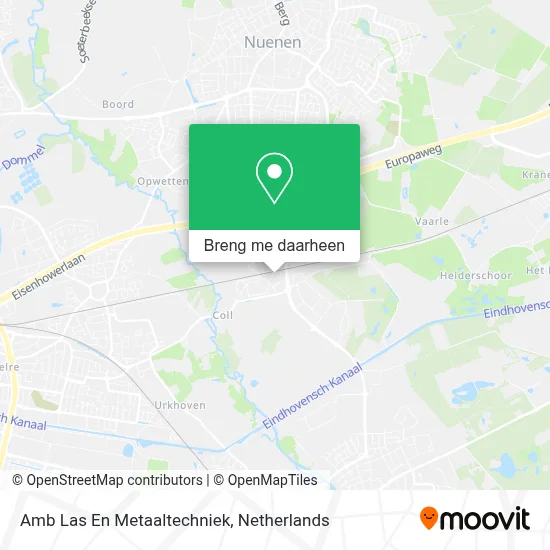 Amb Las En Metaaltechniek kaart