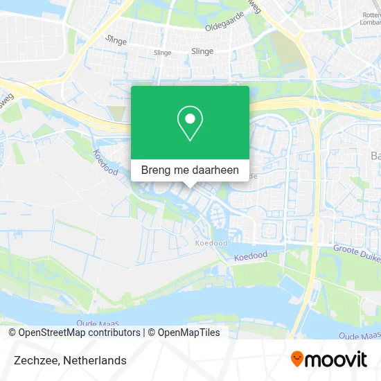 Zechzee kaart
