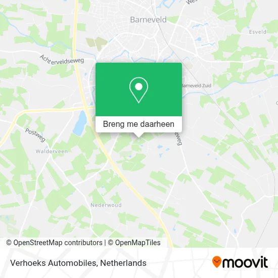 Verhoeks Automobiles kaart