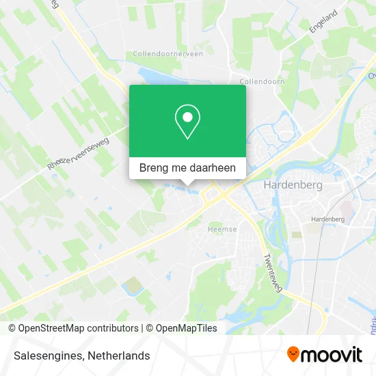 Salesengines kaart