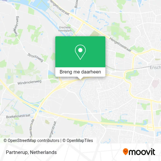 Partnerup kaart