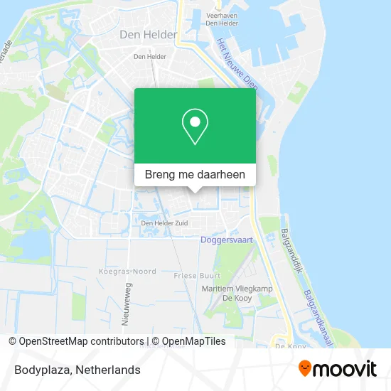 Bodyplaza kaart