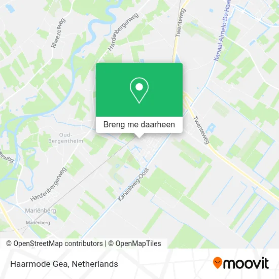 Haarmode Gea kaart