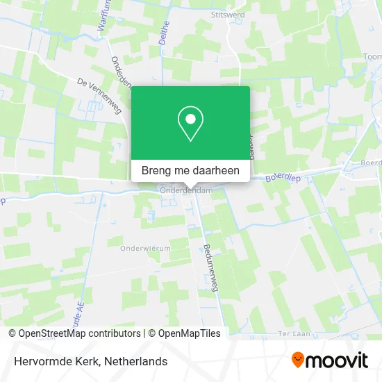 Hervormde Kerk kaart