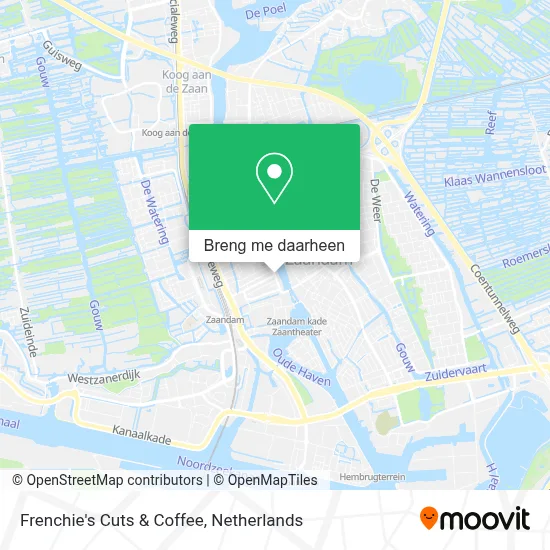 Frenchie's Cuts & Coffee kaart