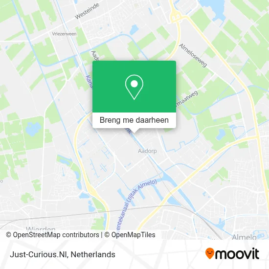 Just-Curious.Nl kaart