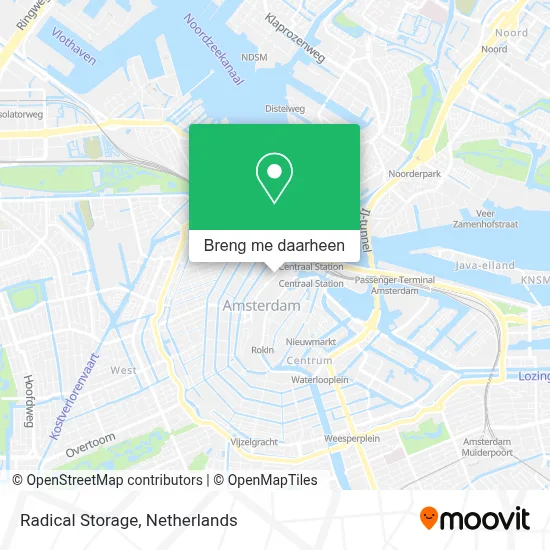 Radical Storage kaart