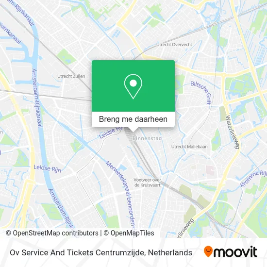 Ov Service And Tickets Centrumzijde kaart