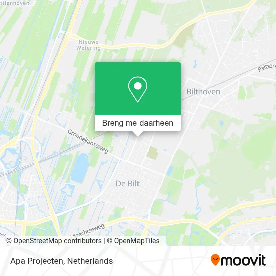 Apa Projecten kaart
