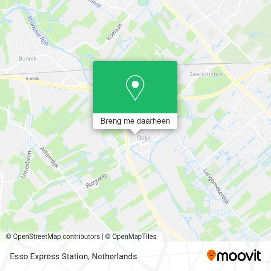 Esso Express Station kaart