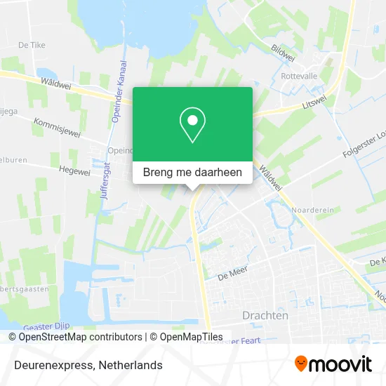 Deurenexpress kaart