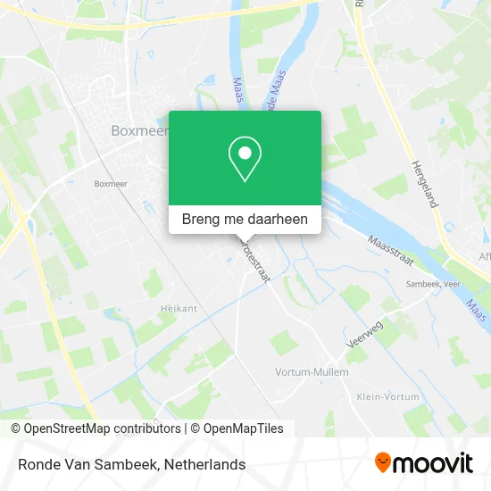 Ronde Van Sambeek kaart