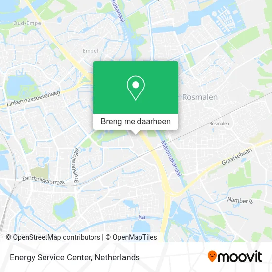 Energy Service Center kaart