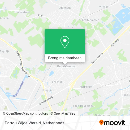 Partou Wijde Wereld kaart