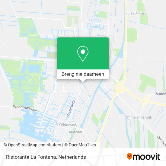 Ristorante La Fontana kaart