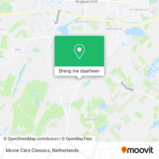 Movie Cars Classics kaart