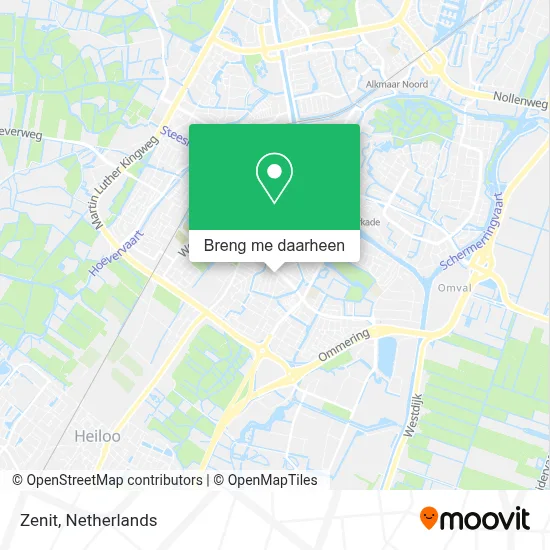 Zenit kaart