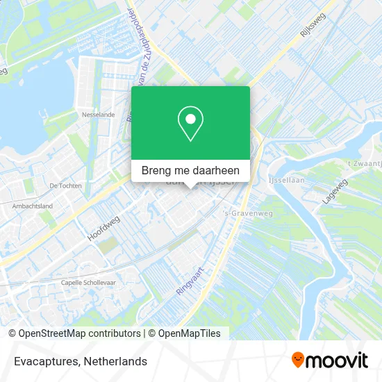 Evacaptures kaart