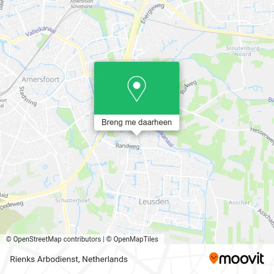 Rienks Arbodienst kaart