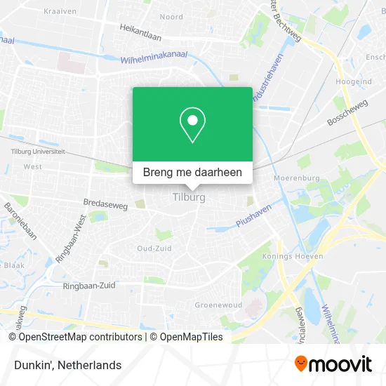 Dunkin' kaart